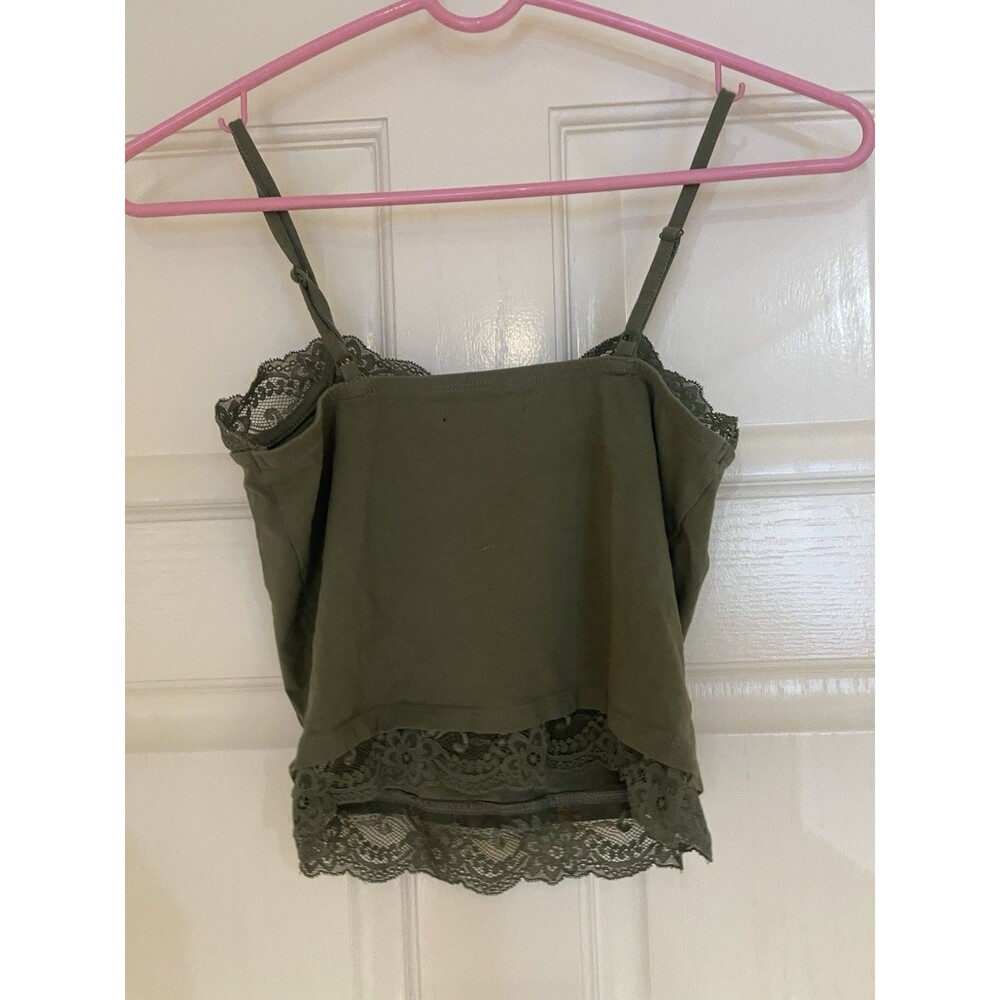Green Sage Thorne & Fable Butterfly Lace Cami Cottage Core Boho Sz 10-12y Small - Picture 4 of 6